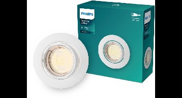 Philips Peridot inbouwspot - GU10 fitting - Wit - Rond - Richtbare spot