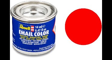 Revell Hobbyverf Enamel verf - #25 Luminous Orange - Matt - RAL2005 - Enamel - Verf potje - 14 ml