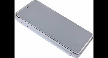 Ntech Zilver LED Flip Cover Hoesje Geschikt Voor Samsung Galaxy S10