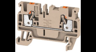 Weidmüller 1521850000 Doorgangsklem 5.1 mm Spanveer Grijs 100 stuk(s)