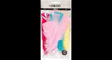 Creativ Company veren knutselmateriaal multicolor 11-17cm 18 stuks.