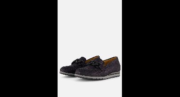 Gabor Instappers blauw Suede - Dames - Maat 40