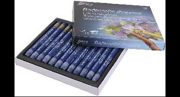 Aquarelkrijt, kobalt blauw (338), 12 stuk/ 1 doos