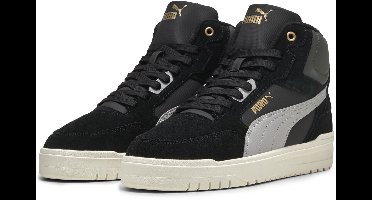 PUMA Shuffle Downtown Mid WTR Unisex Sneakers - PUMA Black-Gray Echo-PUMA Gold