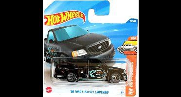 HOT WHEELS '99 FORD F-150 SVT LIGHTING PICKUP US BLACK 94/250 HW HOT TRUCKS 7/10
