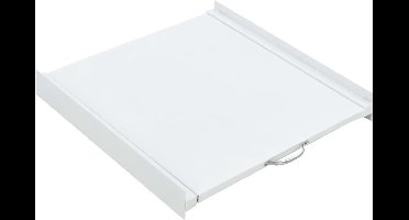 vidaXL - Wasmachinestapelset - met - uittrekbaar - schap