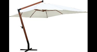 vidaXL - Parasol - 300x400 - cm - wit