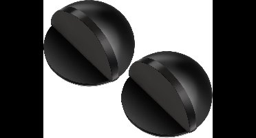 Boraboi ® Zelfklevende Roestvrij Stalen Deurstopper Halve Maan Vorm voor Wand- en Vloerbescherming