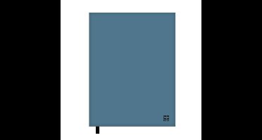 SOHO Urban Blue Agenda - A5 formaat - 22x16cm - 12 maanden - Juli t/m Juni - 1 week op 2 pagina's - Harde kaft - Met leeslint