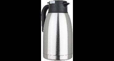 HI Thermoskan - 2L - dubbelwandig - RVS - mat - koffie / thee - vacuüm isolatie