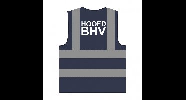Hoofd BHV hesje RWS marineblauw