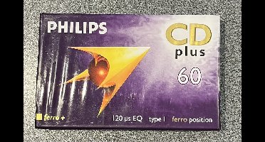 Philips CD plus Cassette bandje 60 minuten