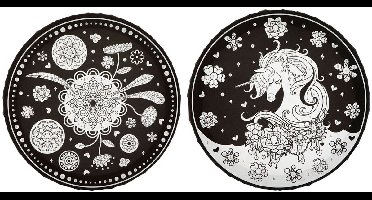 Creative Craft Group Schilderen op Nummer Rond, 9dlg.