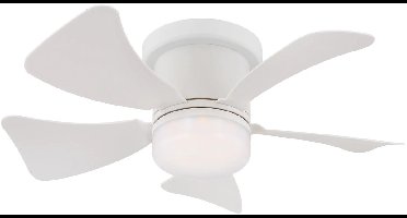 Globo Hines LED plafondventilator met verlichting wit 41 cm