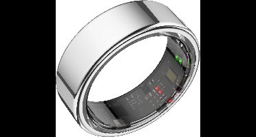 Focus® S1 Smart Ring - Zilver - Maat 7 - Hartslag - Menstruatiecyclus - Slaap Monitor - Slimme Ring - Sport Prestatie - Stappenteller -IP68 Waterdicht - O2 Meting - Dames - Heren - Wearables - Oplaad Case - beschermring