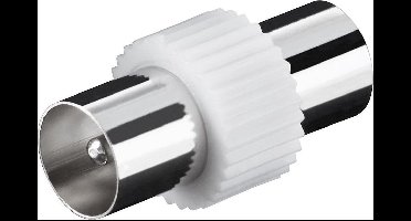 IEC (m) - IEC (m) coax koppelstuk