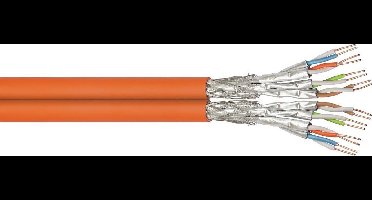 Goobay CAT7a S/FTP Duplex installatiekabel - 100 meter