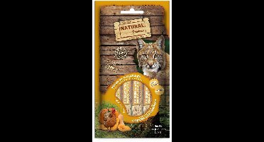 Kattensnack Natural Greatness - Romige Kip Pompoen - Hypoallergeen, 4x14gr