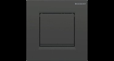 Geberit Urinoirst. Pneumatische Type 30 Bedieningspl: Zwart Matzwart