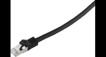 S-Impuls S/FTP CAT7 10 Gigabit netwerkkabel / zwart - LSZH - 3 meter