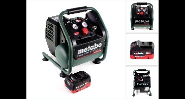 Metabo Power 160-5 18 LTX BL OF Snoerloze compressor 18 V 8,0 bar Brushless + 1x LiHD accupack 8,0 Ah - zonder lader