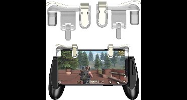 Universele Gaming Fire Button Trigger L1R1 voor Smartphones en Tablets - Smartphone Controller - Geschikt Voor Schietspellen Smartphone Controller - Transparant