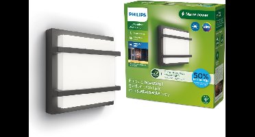 Philips Petronia wandlamp - Ultra Efficient - antraciet - 3,8W