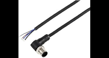TRU COMPONENTS TC-12833144 Sensor/actuator aansluitkabel M12 Aantal polen (sensoren): 5 Stekker, haaks 10 m 1 stuk(s)