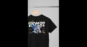 Oversized shirt - Baby Money - Wurban Wear | T-shirt | Merk kleding | Unisex tshirt | Streetwear | Pump cover | Techno outfit | Merk shirt | Gym shirt | y2k | Techwear | Urban | Grote maten | T-shirt heren | T-shirt dames | Zwart