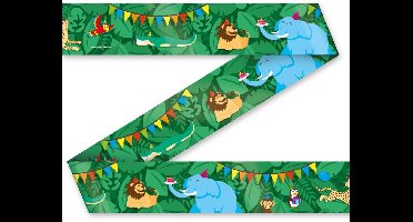 Party tape jungle | 6 stuks