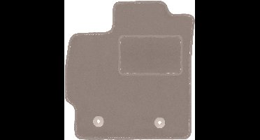 Beige bestuurdersmat voor: Toyota Prius III hatchback (2009-2011)