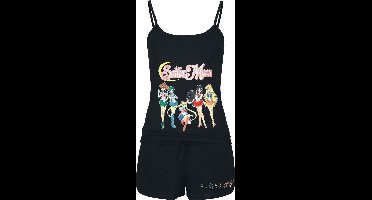 Sailor Moon Group Pyjama zwart M Katoen -