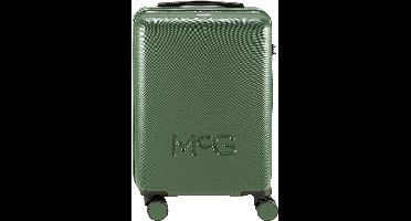 McGregor SoHo Koffer - Handbagagekoffer met 4 Dubbele Zwenkwielen en TSA-Slot - Donkergroen - 55cm