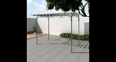 vidaXL-Stalen-rozenboog-215-cm