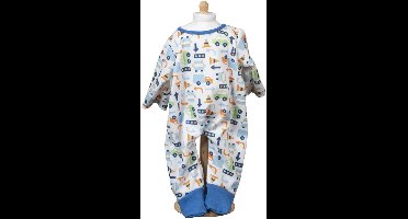 Mamamemo Poppenkleding Boxpakje Blauw 42 - 46 cm