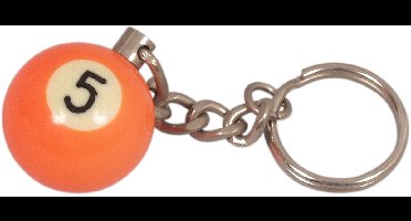 Sleutelhanger poolball 25 mm Nr. 5