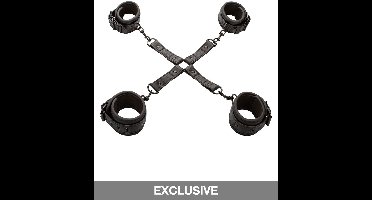 Calexotics - Nocturnal Hog Tie Connector Cuero Ajustable Black