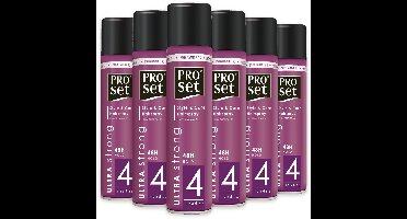 Proset Haarlak Ultra Strong - 6 x 300 ml - Voordeelverpakking