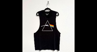 Pink Floyd - Dark Side of the Moon Album Tanktop - 2XL - Zwart