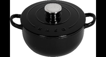 Smeg - Braadpan - 24 cm - 4,2L - Zwart
