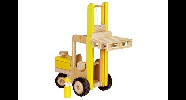 GOKI Houten voertuig - Heftruck - 36X17,5X39Cm - 3 Jaar