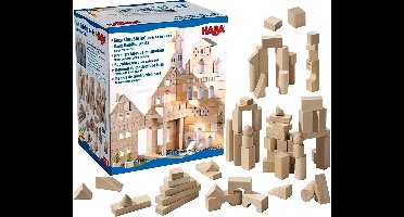 Haba Houten Blokken Groot basispakket - 60 blokken van beukenhout - 1+ jaar