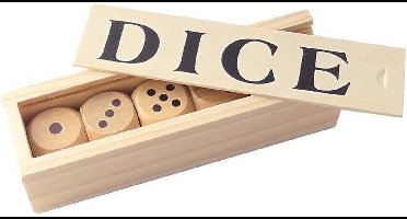 Philos houten dobbelstenen 25mm