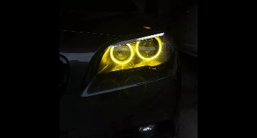 XEOD CSL LED DRL angel eyes modules Geel geschikt voor BMW 5 Serie F10 & F11 - 4 stuks - Complete set