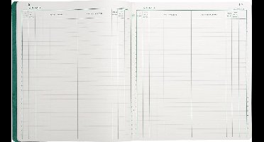 Exacompta Speciaal register - Registratie van de Post - 32x27cm - 26 lijnen - 80 blad - Franstalig - Geassorteerd - 4400E