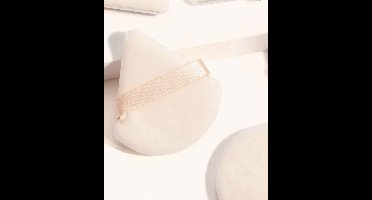 New Age Devi - Powder Puff - Make-up Sponsje - Powder Puff Driehoek - Poederdons - Make Up Spons - 5 stuks - Perzik