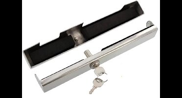 Buitenboordmotorslot rvs met cylinder