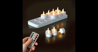 Oplaadbare Waxinelichtjes - Theelichtjes - Led