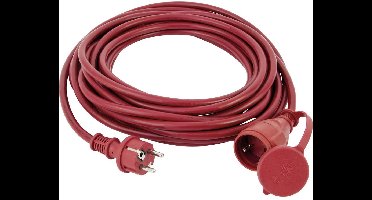 REV 0017258649 Stroom Verlengkabel 16 A Rood 25.00 m H05RR-F 3F 3G 1,5 mm²