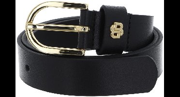 BOSS Leren Riem Scarlet Sz25 Belt W95 Black Zwart